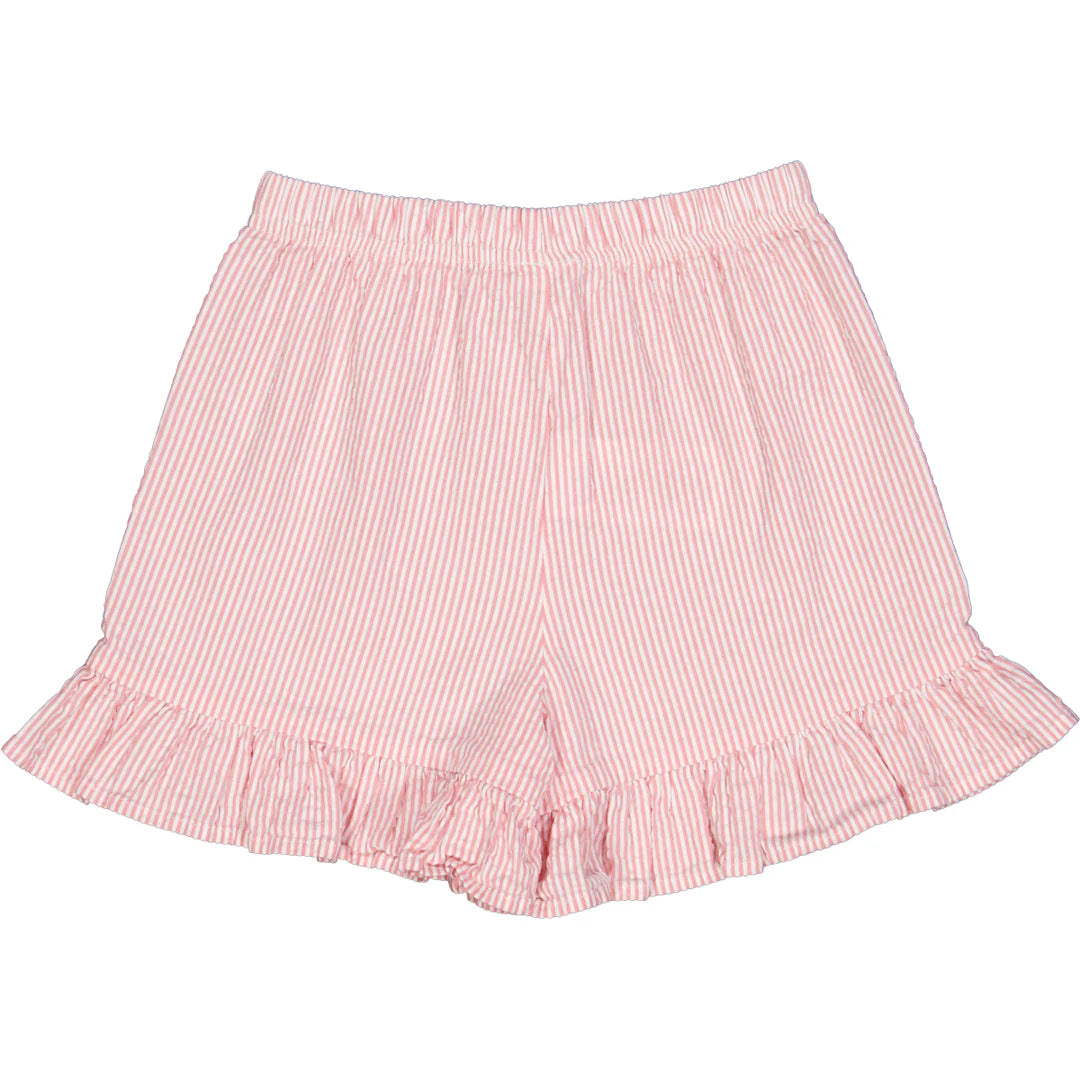 Seersucker stripe crop top/shorts