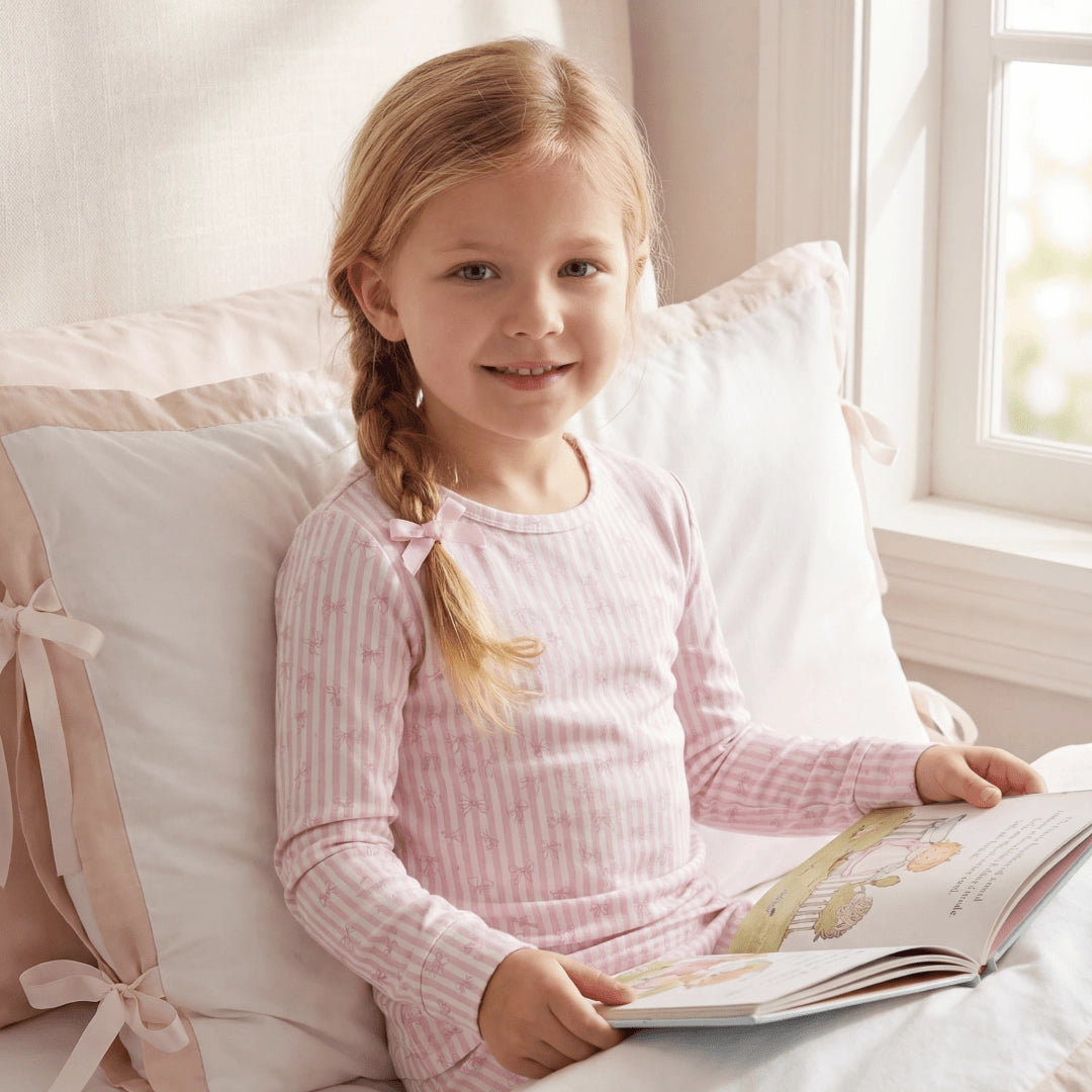 Tie the Knot Long Sleeve Pajama Set