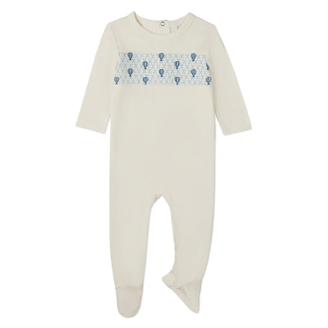 Hot Air Balloon Smocking Footie