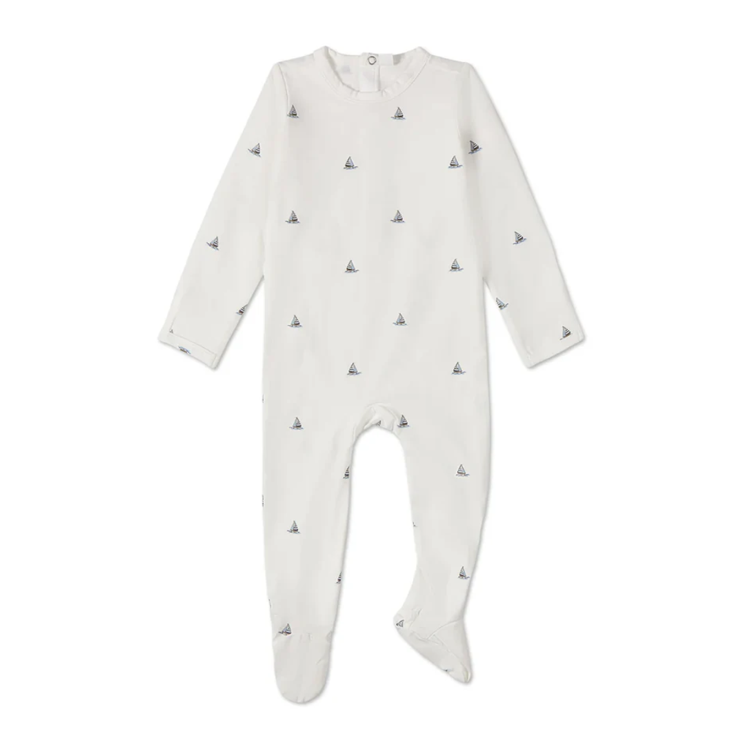 Little Sailboats 2 pc Footie