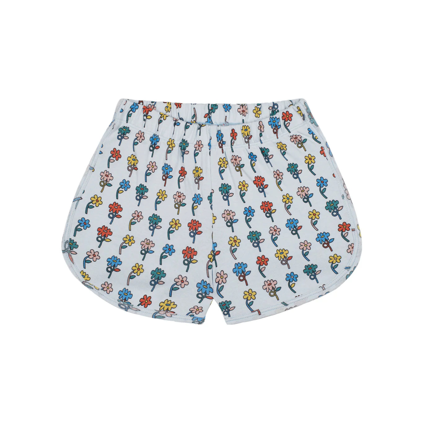 Graphic Flowers Daily Short Set