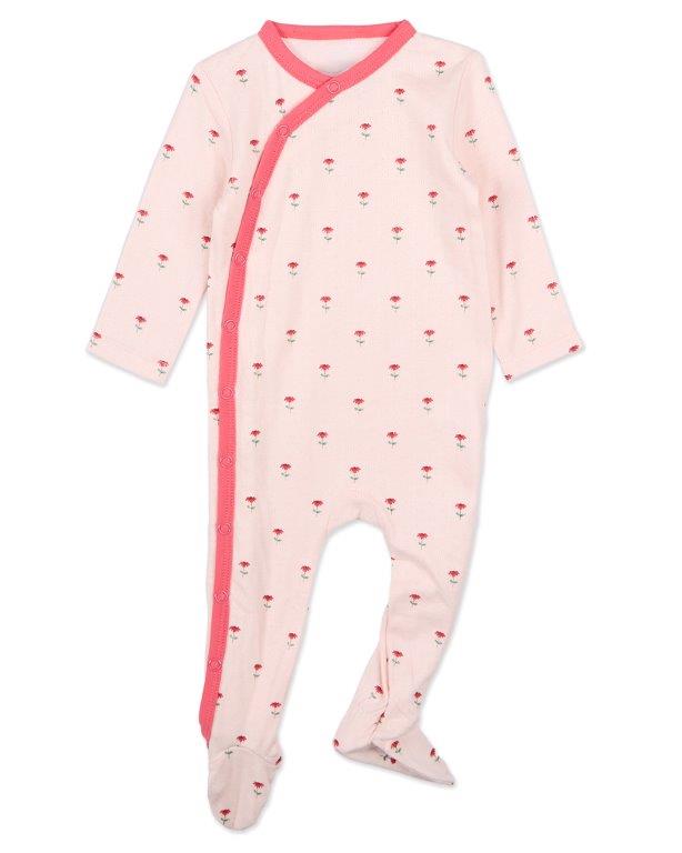 Plant Your Dreams footie-pink