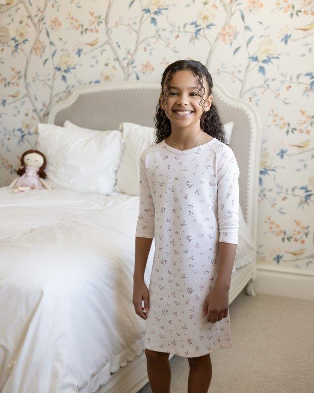 Cameo Florals Nightgown soft pink