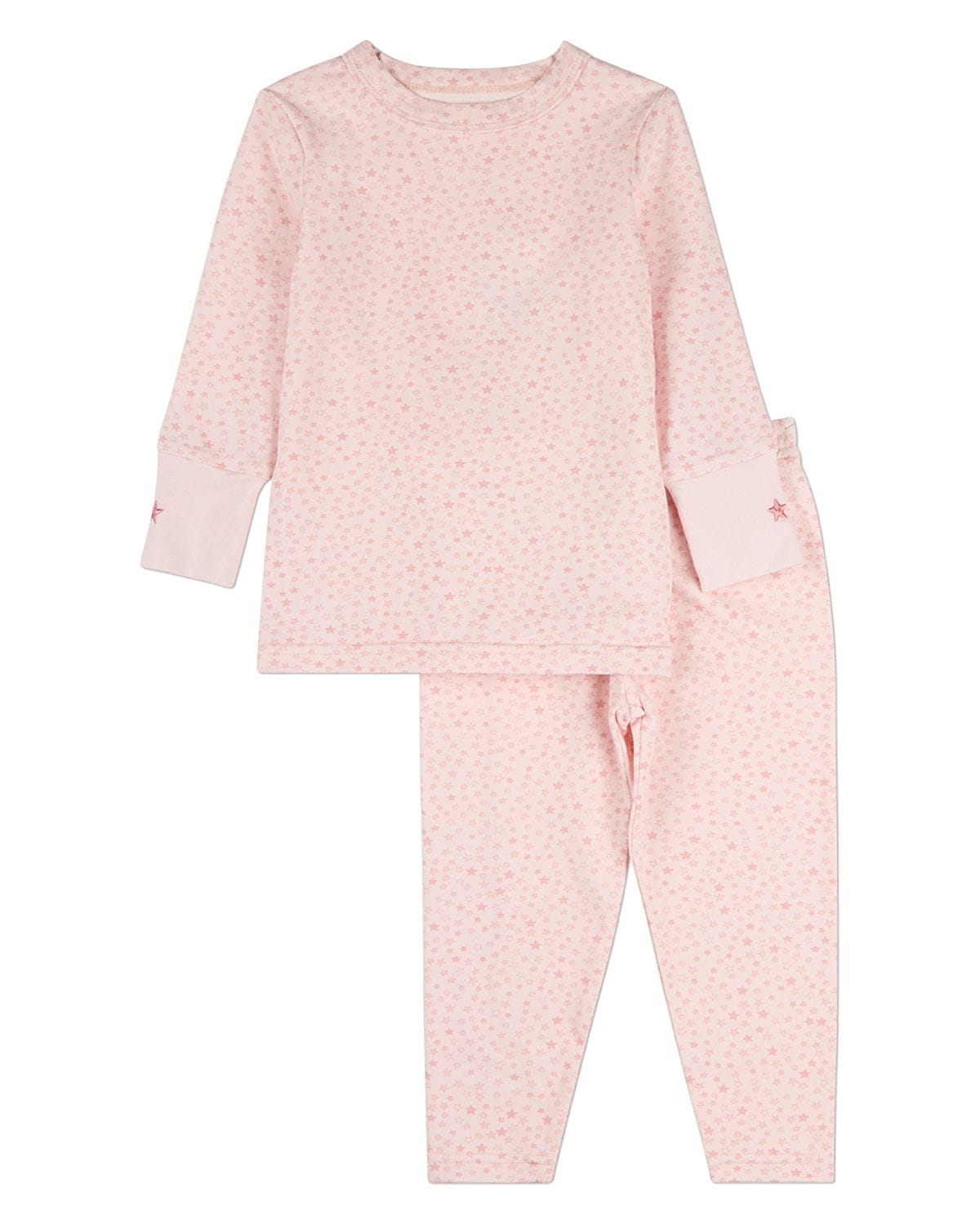 Pink Constellation In The Sky Long Sleeve Pajama Set