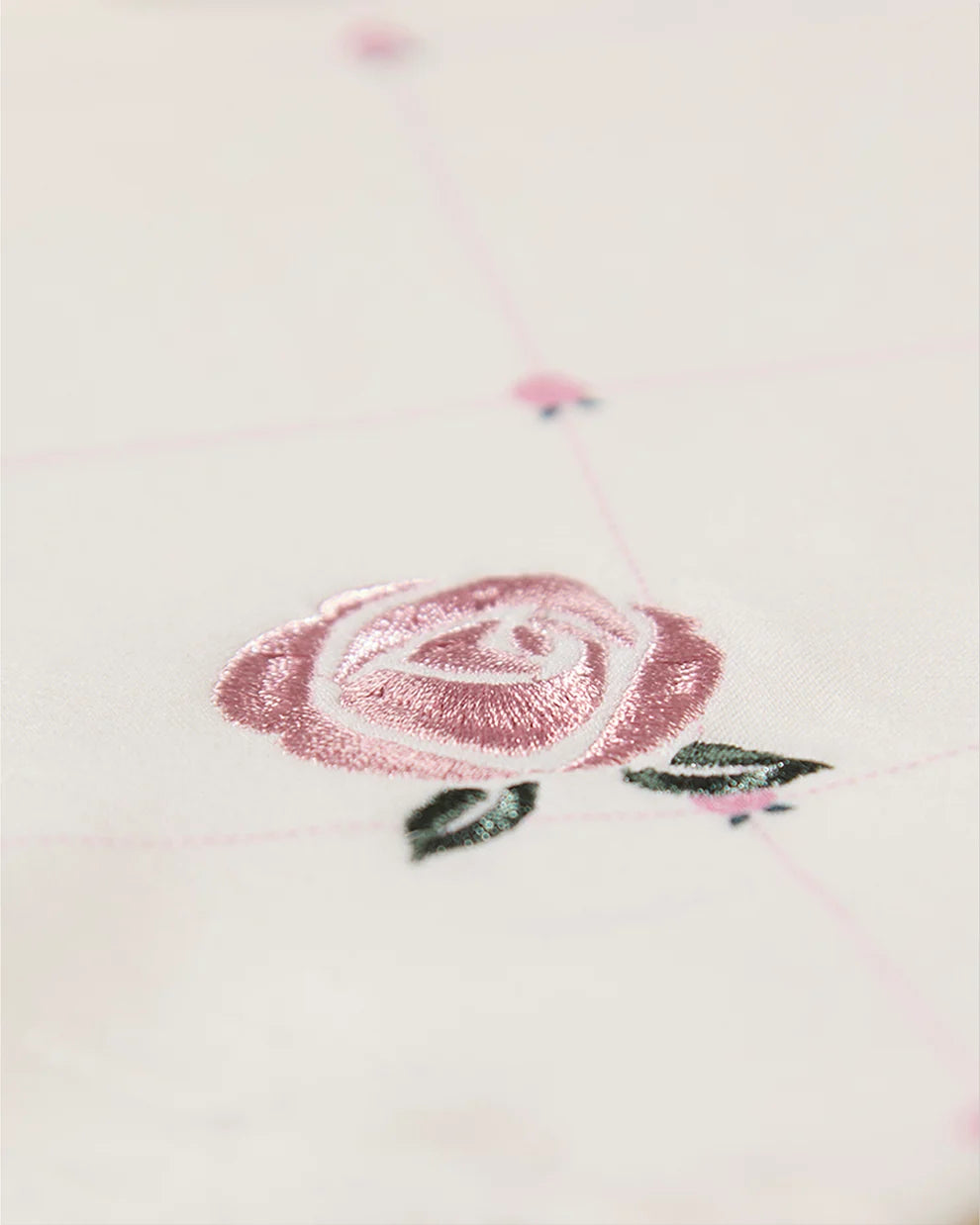 Rosettes and Stitching Blanket