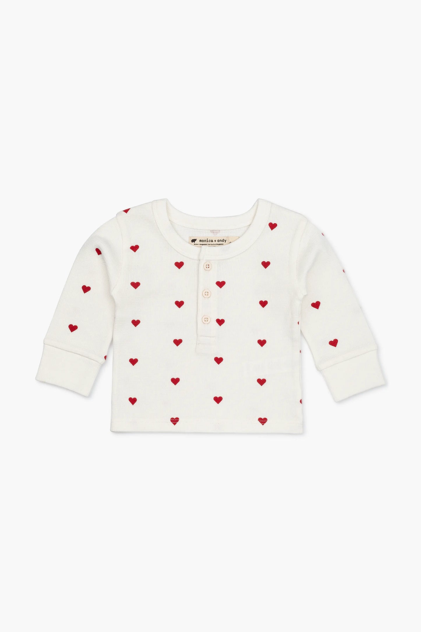 Waffle Two-Piece Set_Tiny Hearts