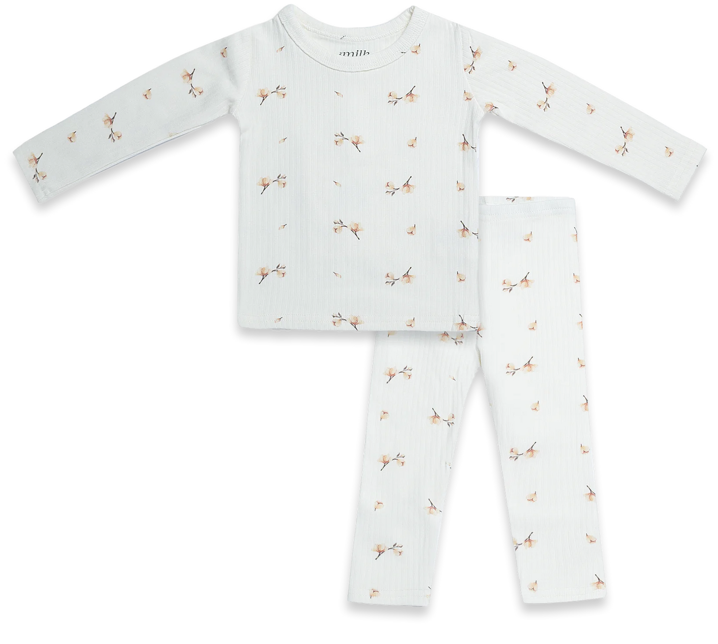 Ribbed Sets Blossom Ivory