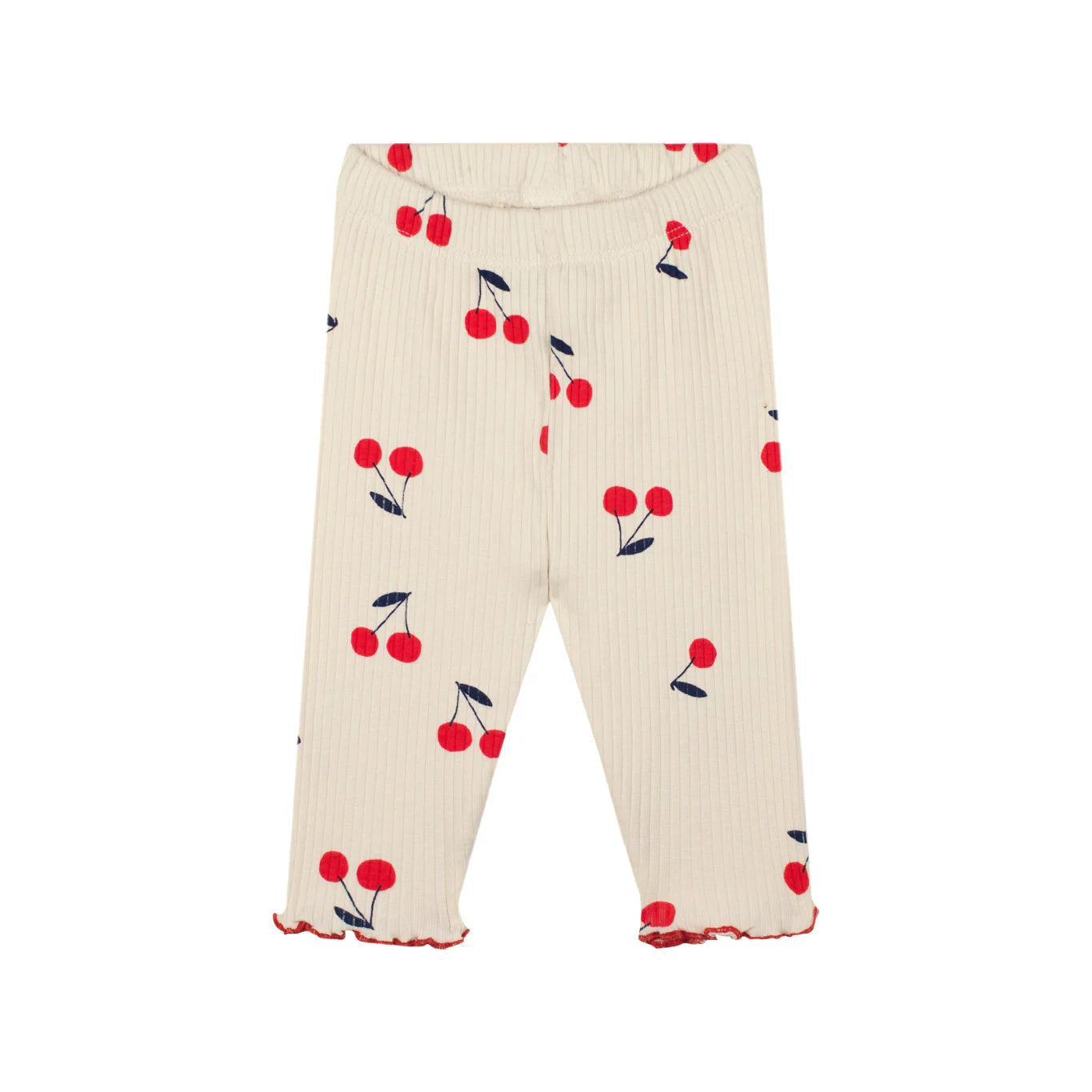 Cherry Tshirt + Tight Set with Red Stiches