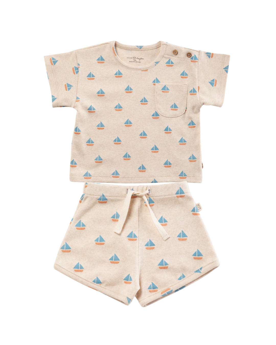 Noah Tee / Short in Sailboats