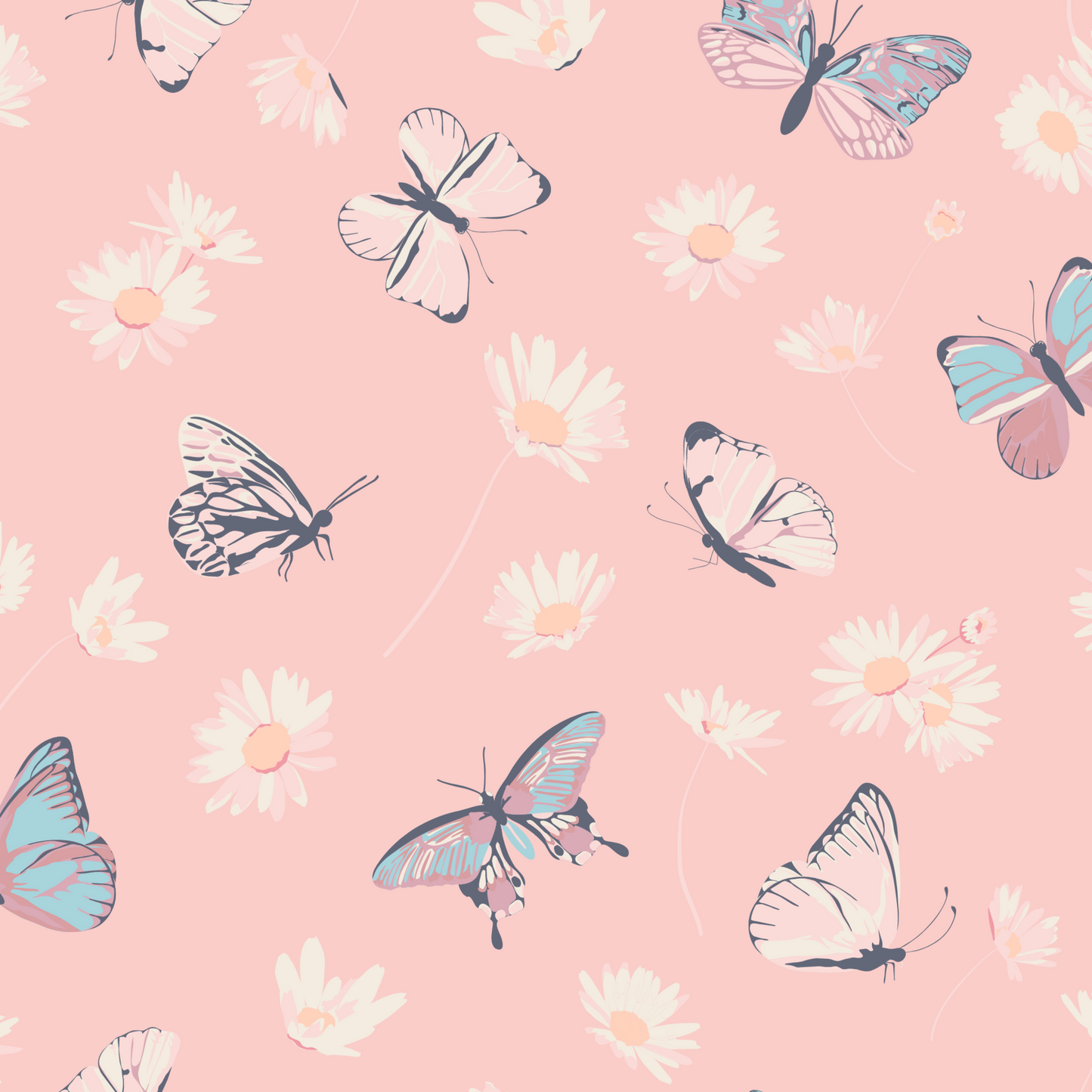 Summer PJ - Butterfly Daisy Pink