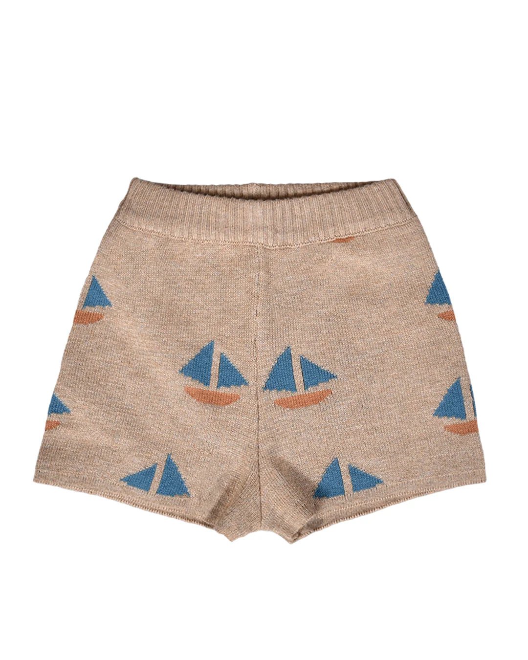 knit Polo and Short Set Sand