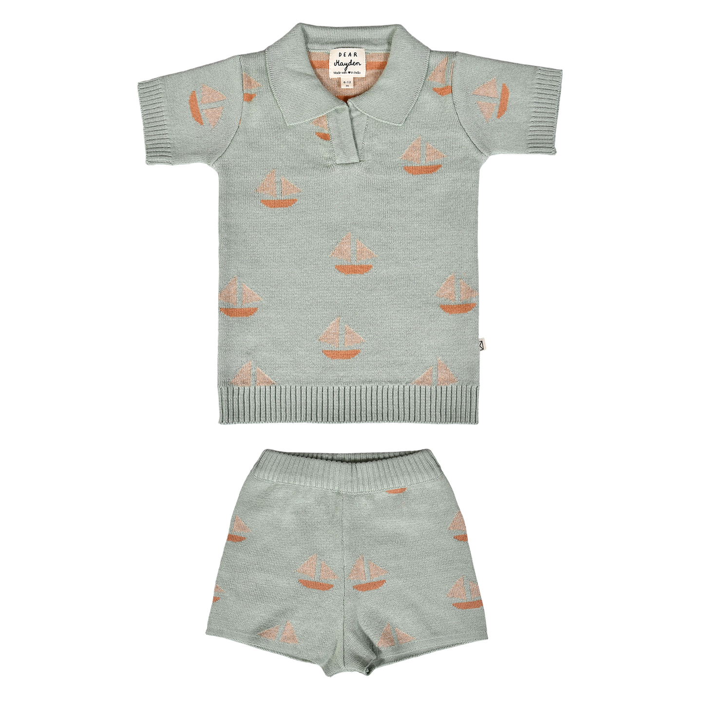 Cameron Knit Polo Seafoam