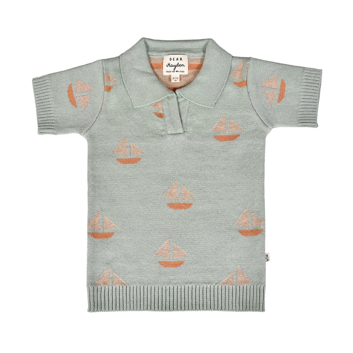 Cameron Knit Polo Seafoam