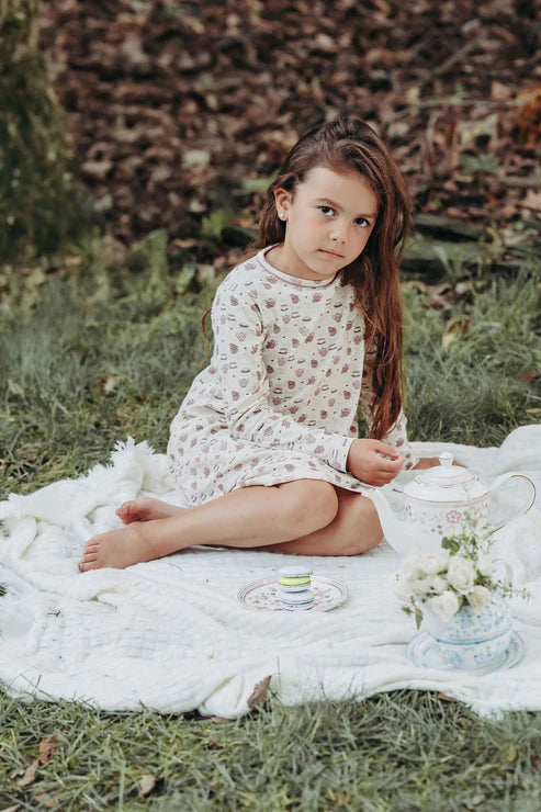 Wine Tea Party Nightgown