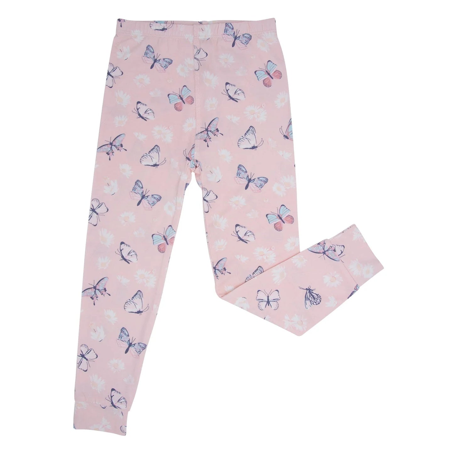 Butterfly Daisy Pink Long Sleeve Pajama Set