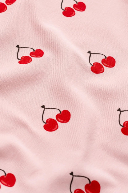 Cherry in Love Long Sleeve Pajama Set