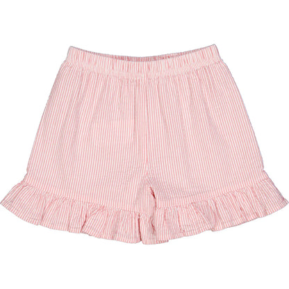 Seersucker  stripe crop top/shorts