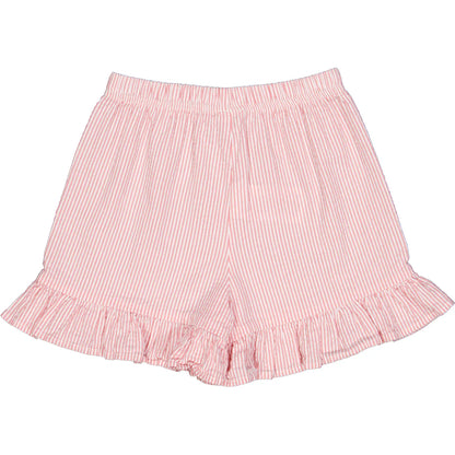 Seersucker  stripe crop top/shorts
