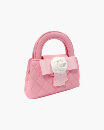 Floral Applique Quilted Bag
