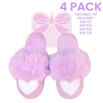 Pearl Heart Slippers