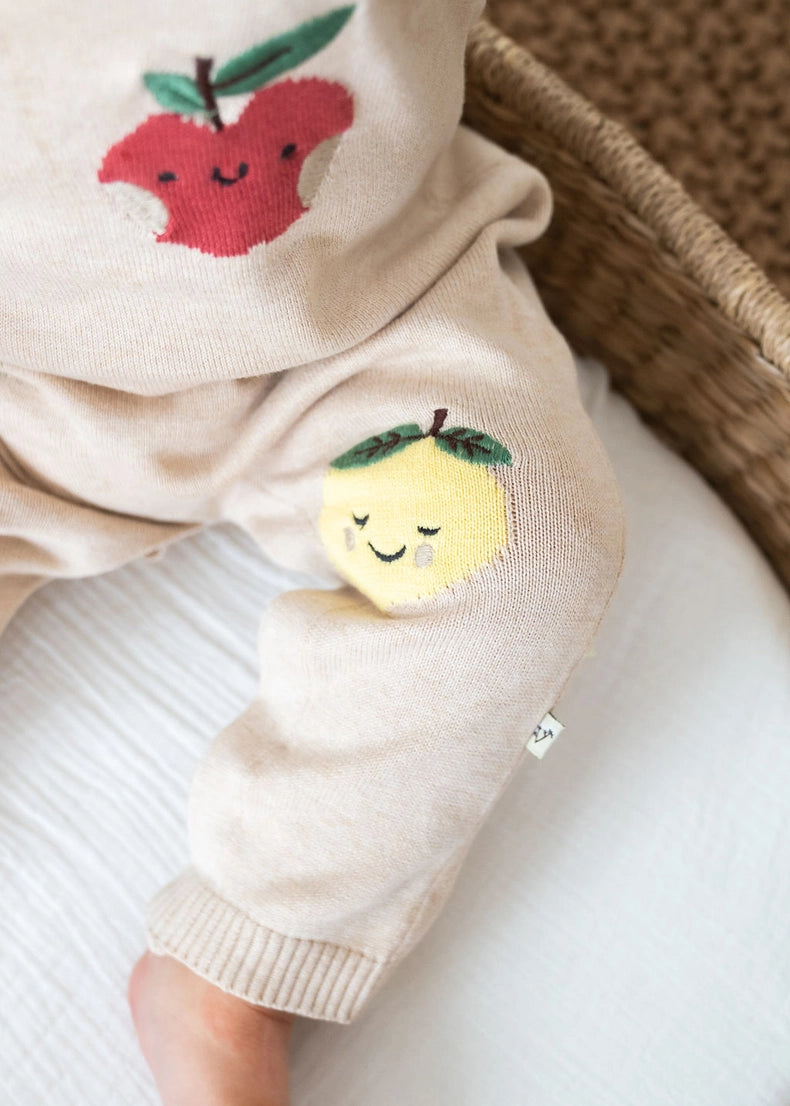 Happy Fruits Baby Bodysuit Set