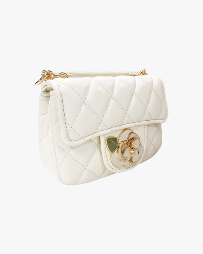 Floral Decor Quilted Purse