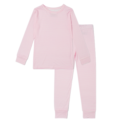 Ballet Stripe Long Sleeve Pajama Set