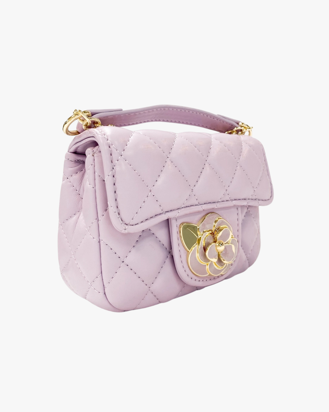 Floral Decor Quilted Purse