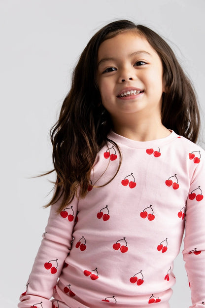 Cherry in Love Long Sleeve Pajama Set