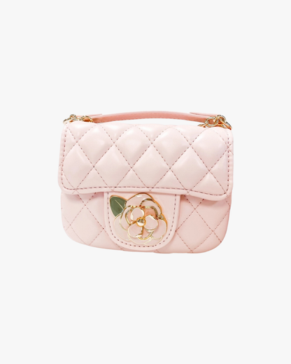 Floral Decor Quilted Purse