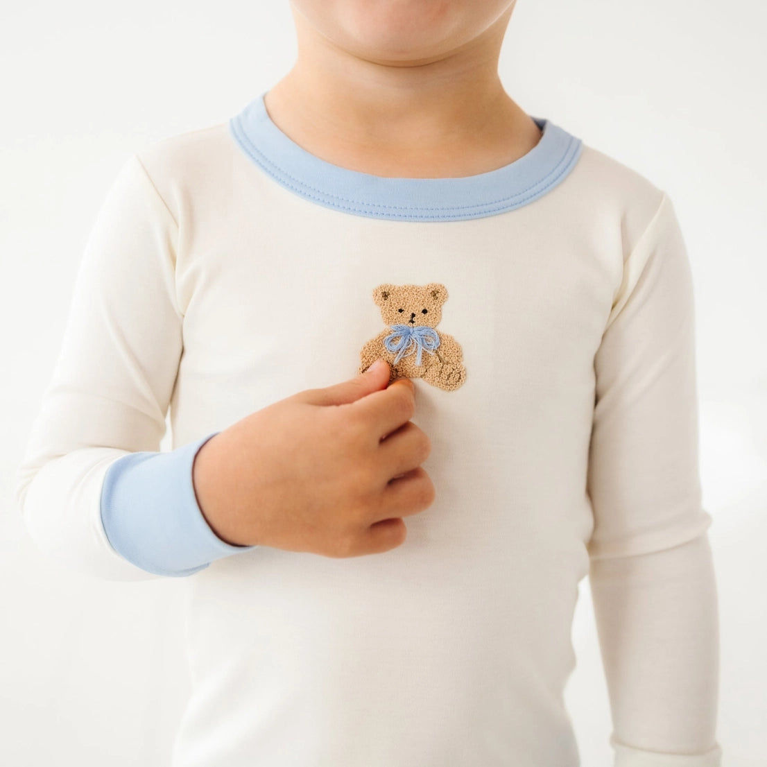 Sky Bear Hugs Long Sleeve Pajama Set