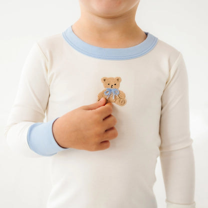 Sky Bear Hugs Long Sleeve Pajama Set