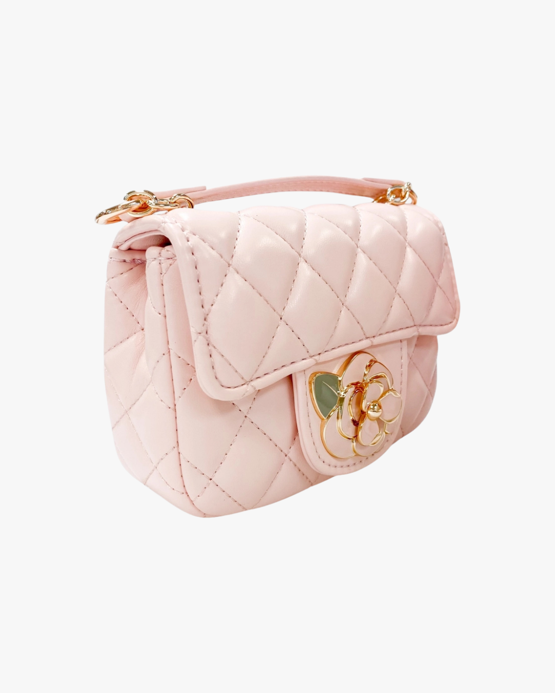 Floral Decor Quilted Purse