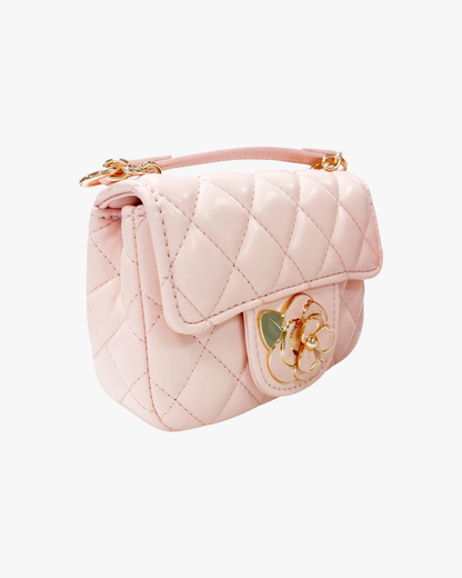 Floral Decor Quilted Purse