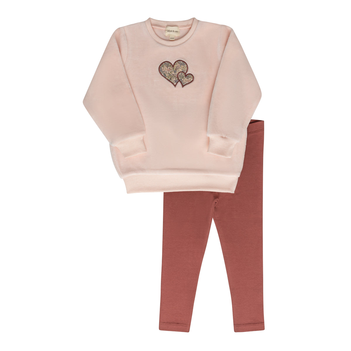 Pink Liberty Long Sleeve Top and Pants Set