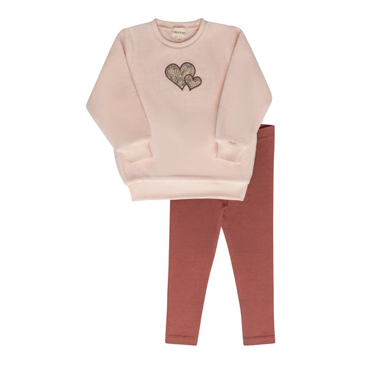 Pink Liberty Long Sleeve Top and Pants Set