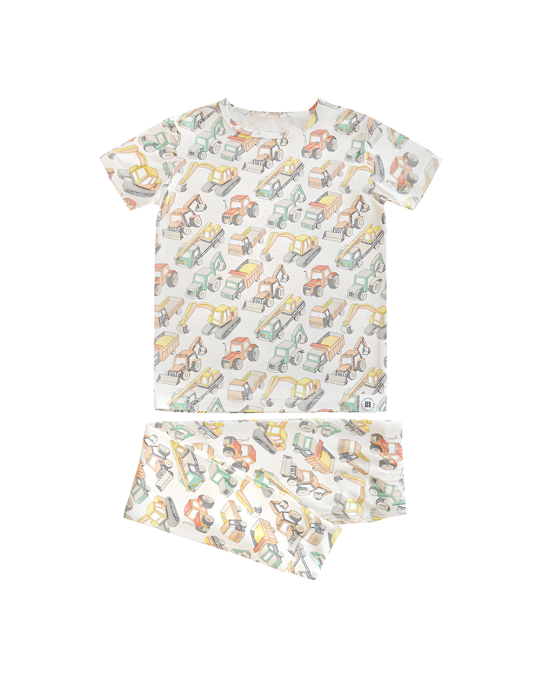 Busy Building Short Sleeve Pajama Set