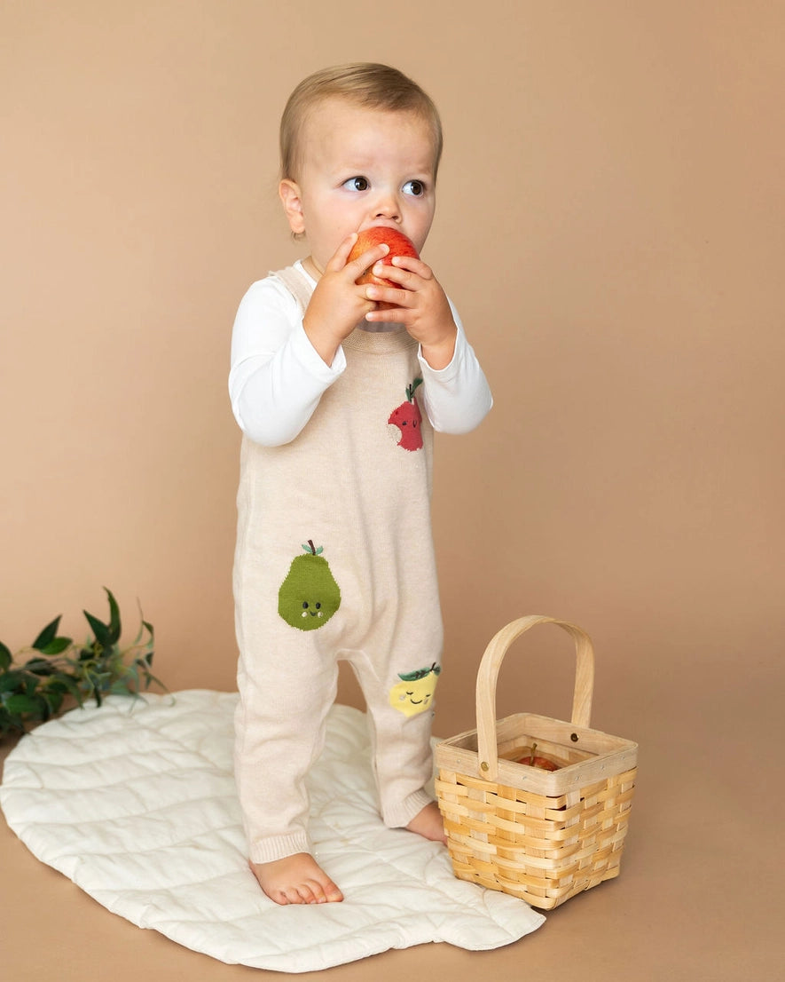 Happy Fruits Baby Bodysuit Set