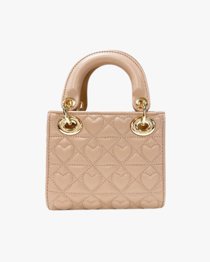 Heart-Quilted Bag