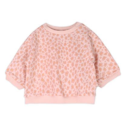 Leopard Baby Sweatshirt & Jogger Set