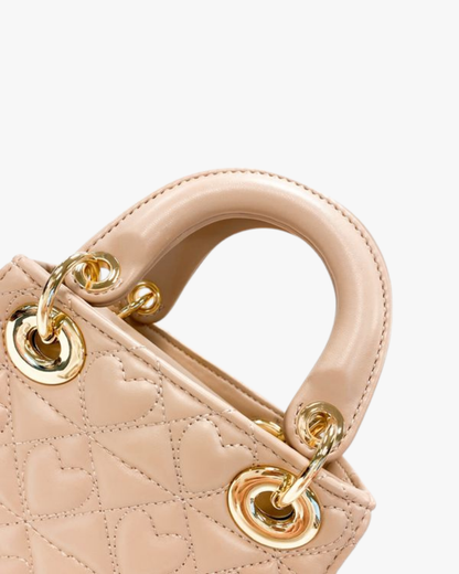 Heart-Quilted Bag