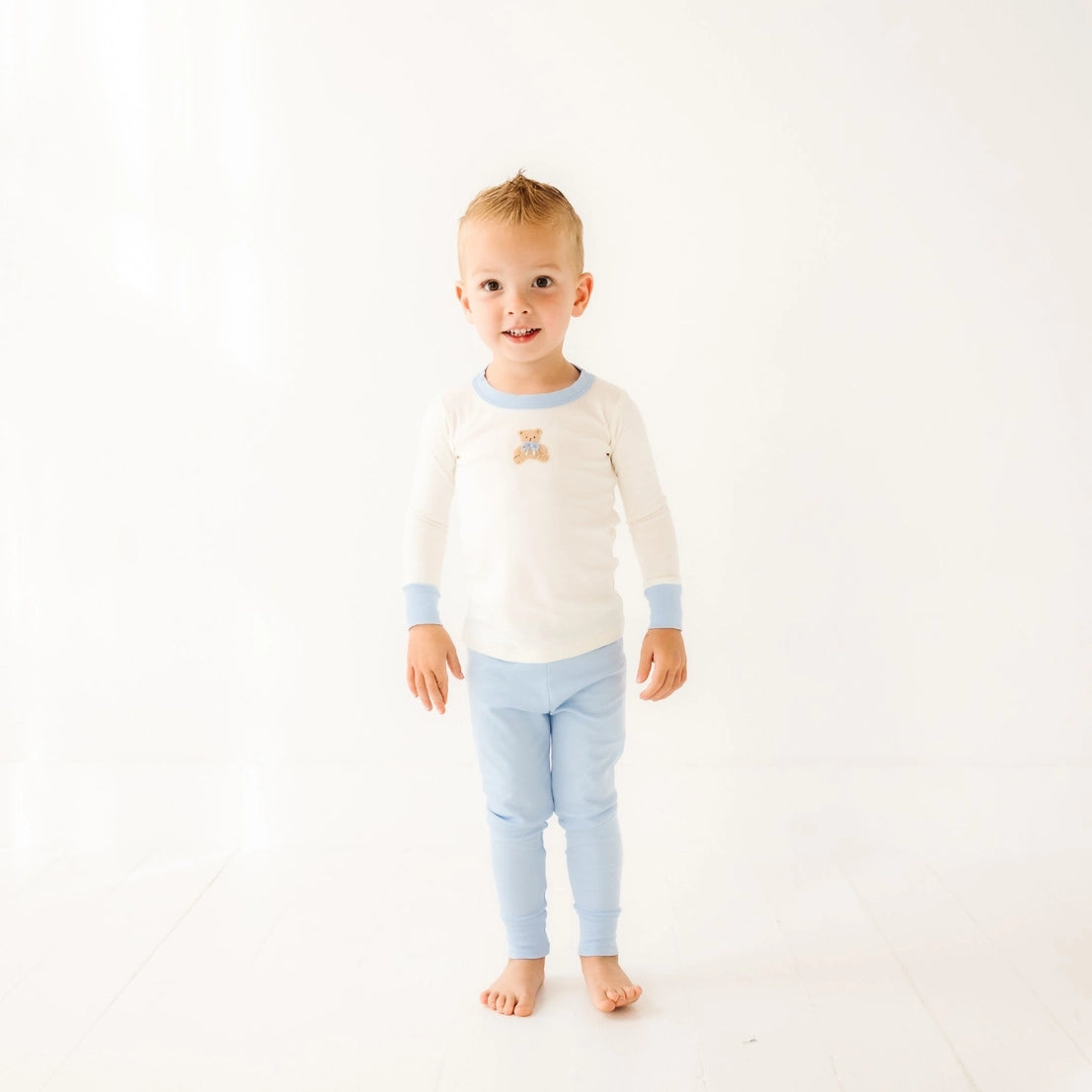 Sky Bear Hugs Long Sleeve Pajama Set