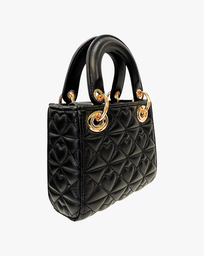 Heart-Quilted Bag