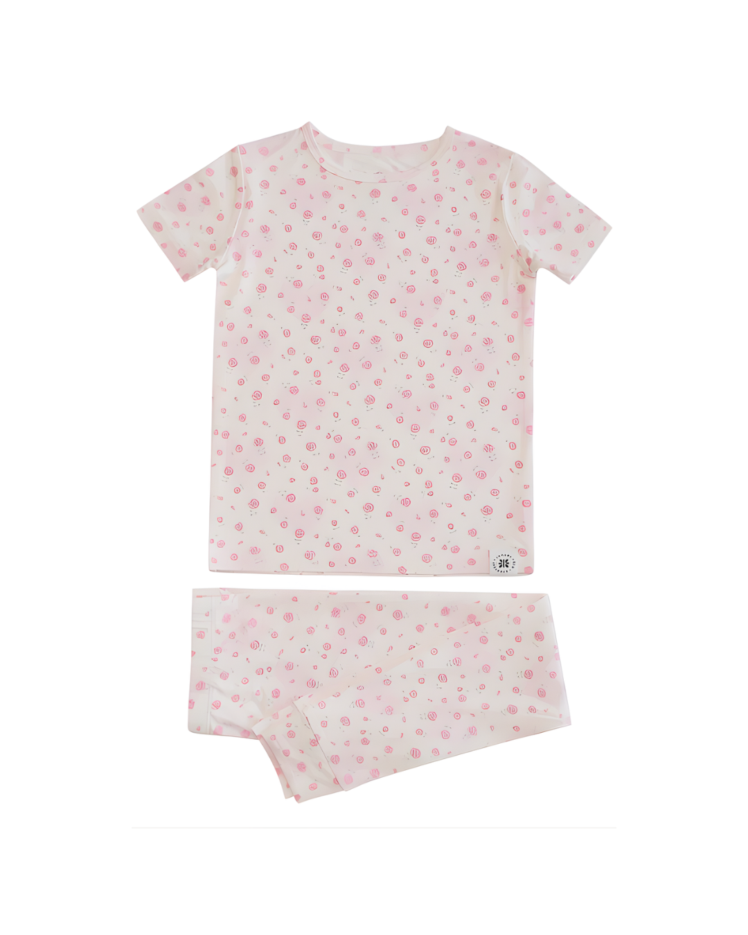 Double Love Short Sleeve Pajama Set