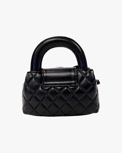 Floral Applique Quilted Bag