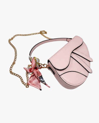 Saddle Purse with Scarf