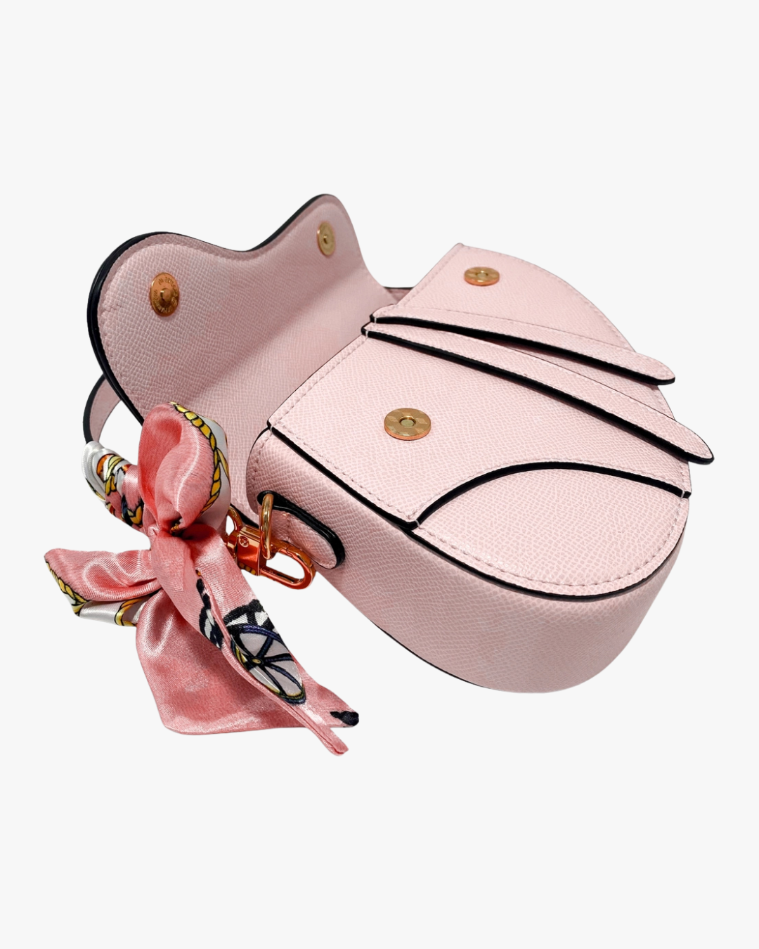 Saddle Purse with Scarf