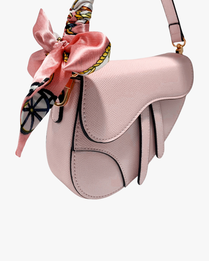 Saddle Purse with Scarf