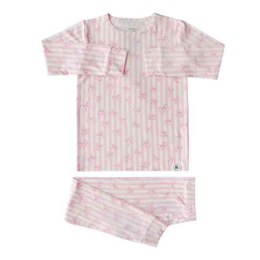 Tie the Knot Long Sleeve Pajama Set