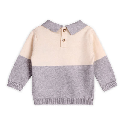 Cuddly Bear Applique Sweater & Pant Set